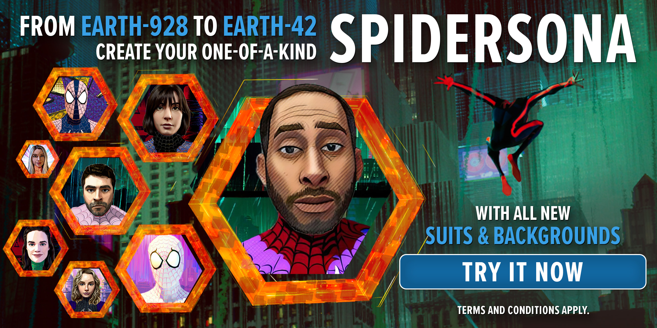 Spidersona try it now