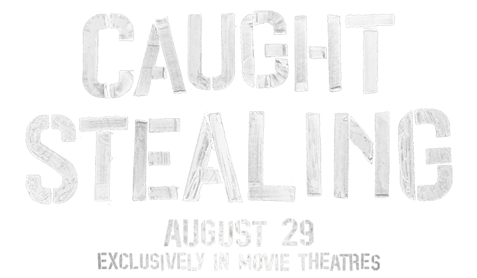 Caught Stealing title treatment