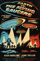 EARTH VS. THE FLYING SAUCERS (BLACK & WHITE)