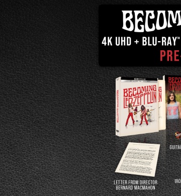 Becoming Led Zeppelin. 4K UHD + Blu-ray limited Edition.