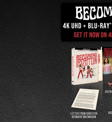 Becoming Led Zeppelin. 4K UHD + Blu-ray limited Edition.